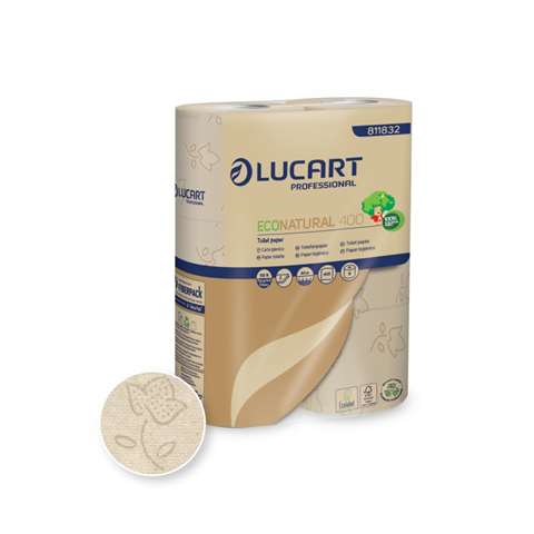Toiletpapier EcoNatural, 2-laags - 400-vel