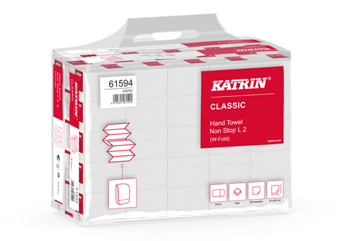 Katrin Classic, handdoek One Stop - 2-laags - wit
