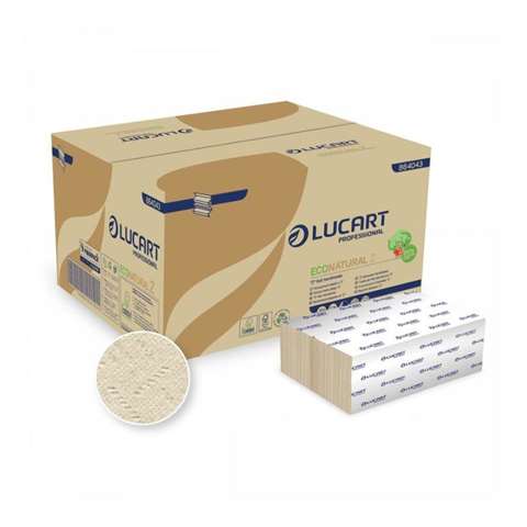 Handdoek zigzag EcoNatural, 2-laags