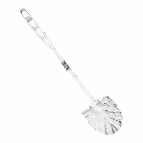 Toiletborstel, kunststof - wit