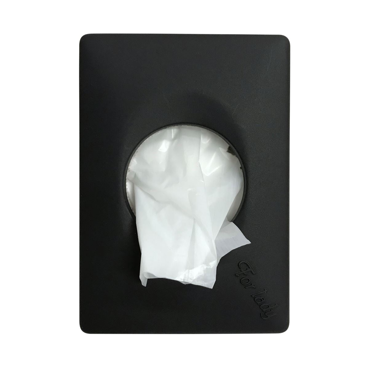 Distributeur de sachets hygiénique, 135x97x27mm - noir