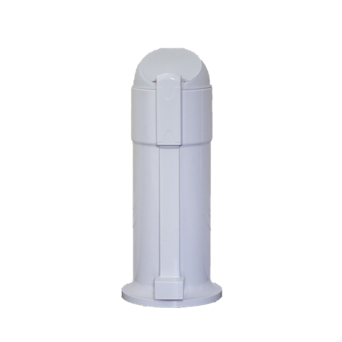 Terracyclic Bio Bin+pédale, 6,5l - blanc (+ 1 recharge)