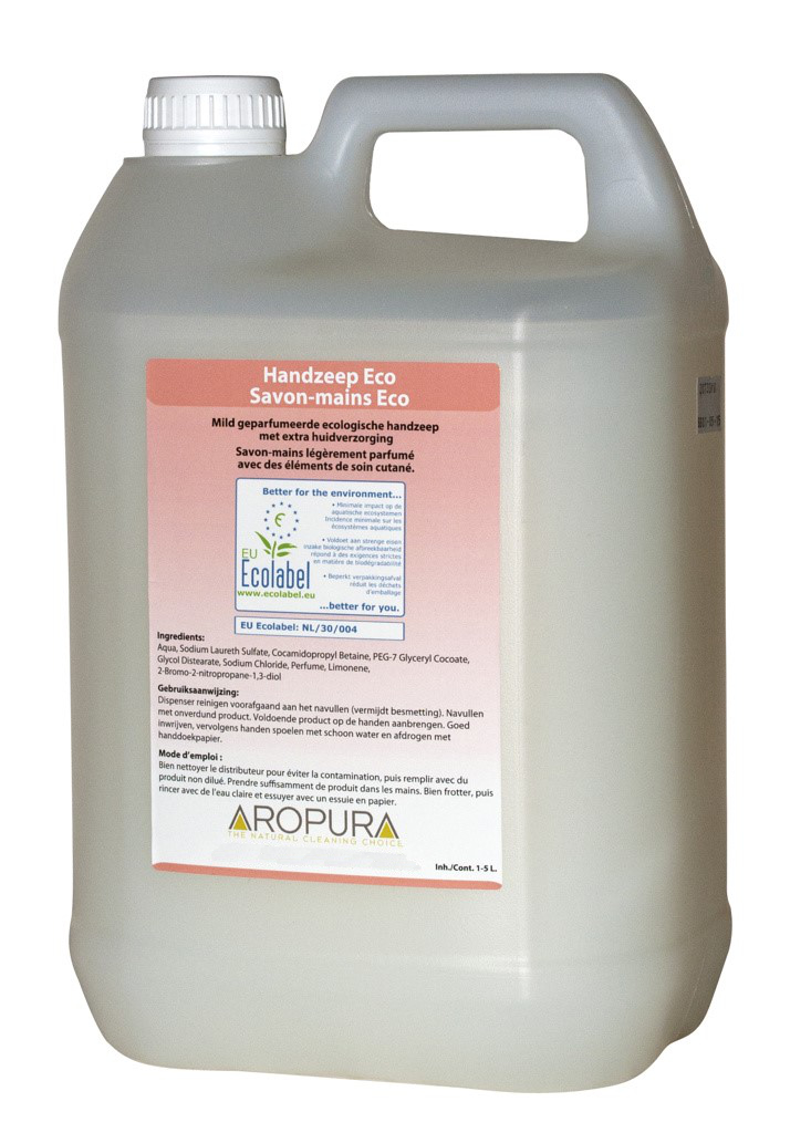 Savon mains parfumé Eco, blanc