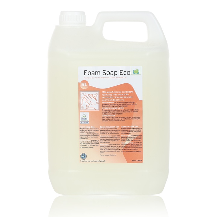 Savon mousse parfumé Eco, blanc