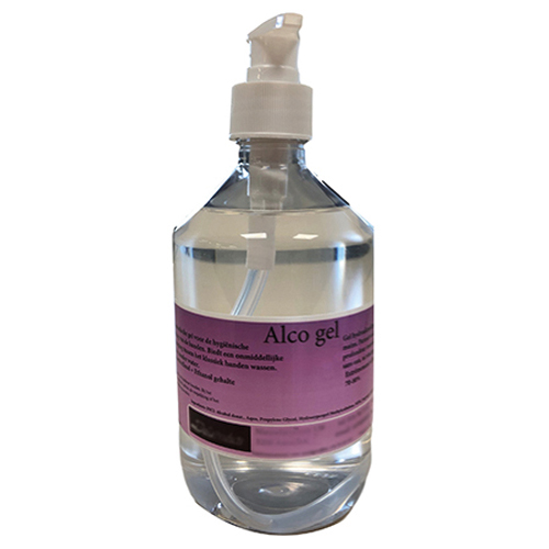Hydroalcolische handgel (75%), gelvorm - fles met pomp