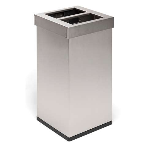 Carro Mix, 300x300x600mm - 2x25l - RVS