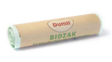 Afvalzak, 88x134cm - 14µ - composteerbaar - groen