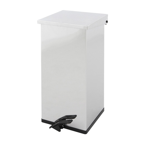 Designafvalbak Carro Kick, 300x300x600mm - 55L - RVS