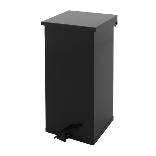 Designafvalbak Carro Kick, 300x300x600mm - 55L - zwart