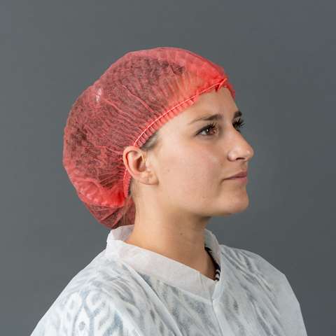 Charlotte avec clip, 21" - non-tissée - rouge - (sac)