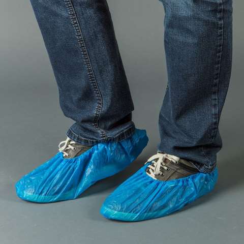 Couvre-chaussures, 3g - CPE - bleu