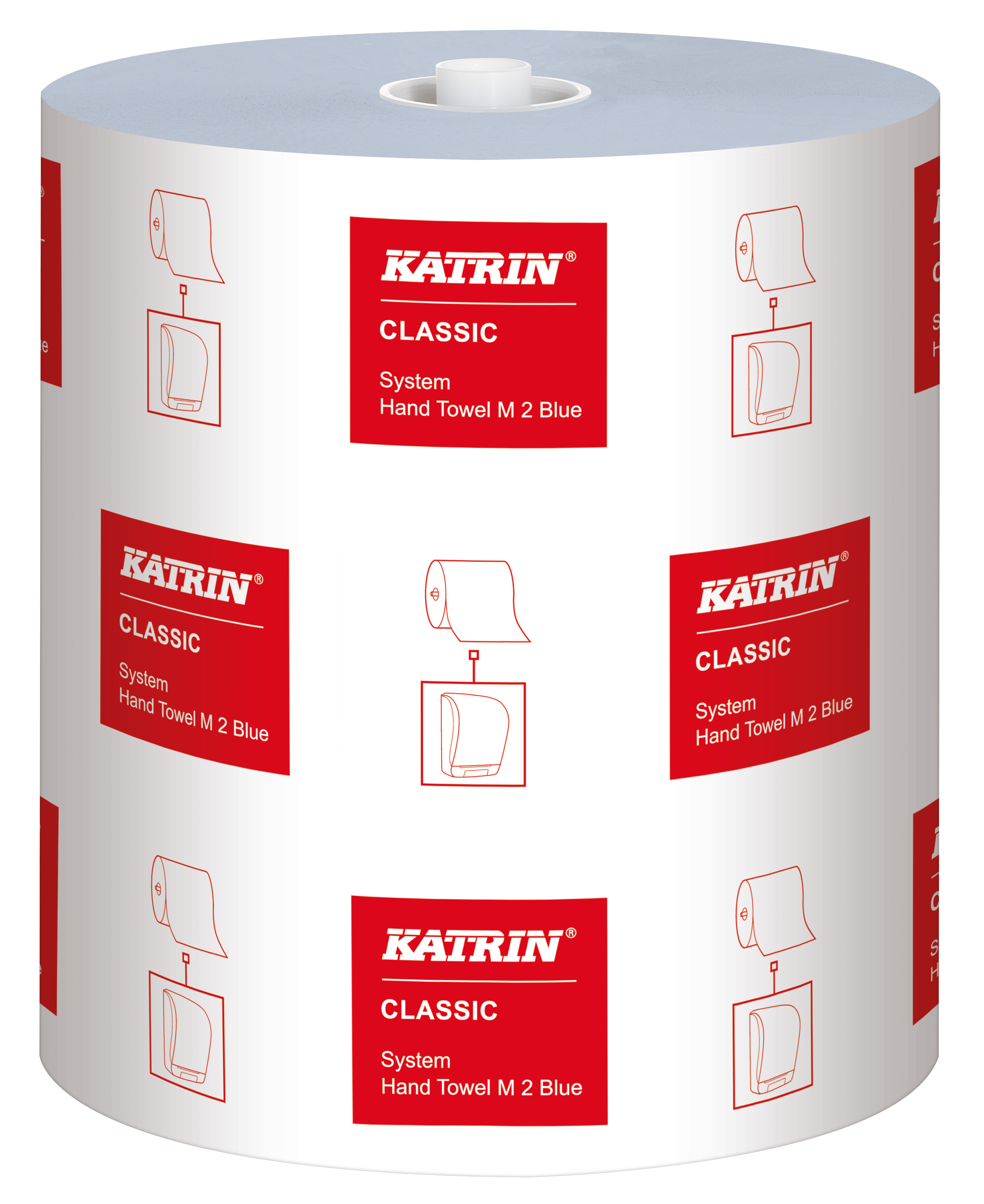 Katrin Classic System, snijhanddoekrol - 2-laags - blauw