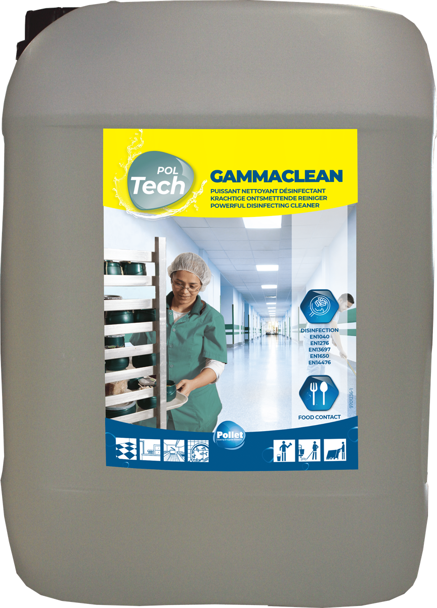 PolTech Gammaclean, puissant nettoyant désinfectant (1512B)