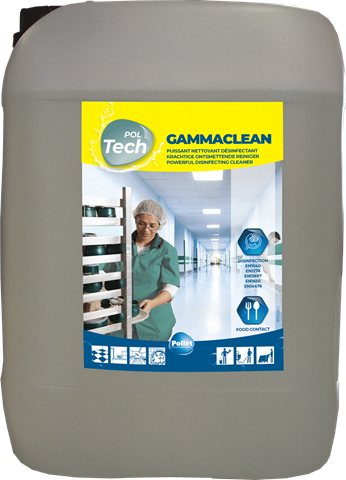 PolTech Gammaclean, puissant nettoyant désinfectant (1512B)