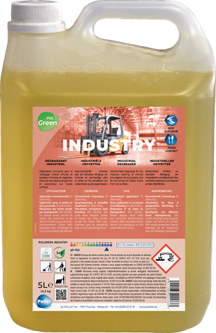 PolGreen Industry, nettoyant dégraissant écologique (conc.)
