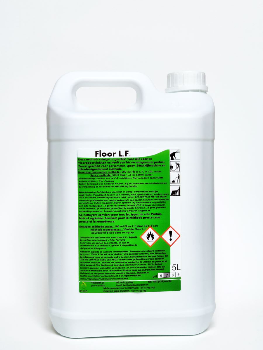 Floor, nettoyant sol pour autolaveuses (peu moussant)