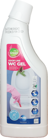 PolGreen Odor Line, WC gel - nettoyant détartrant écologique