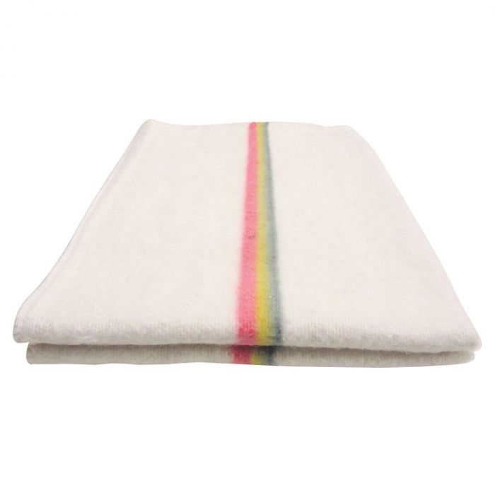 Dweil Belgische vlag, geweven - 60x70cm - wit