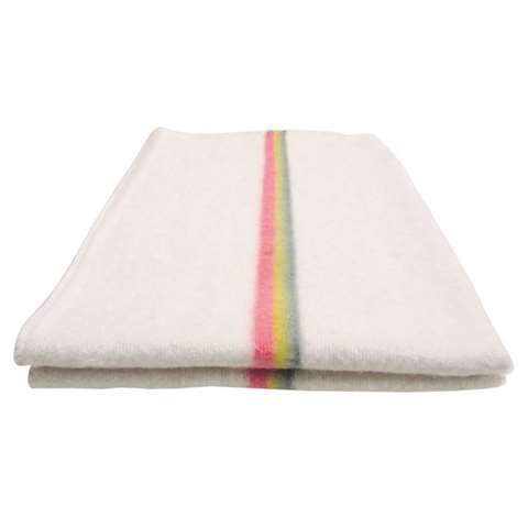 Torchon drapeau belge, tissé - 60x70cm - blanc