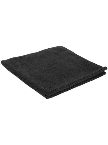 Lavette microfibres, 40x40cm - 280g/m² - noir