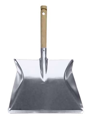 Ramassette en métal - mache en bois, 23x22cm