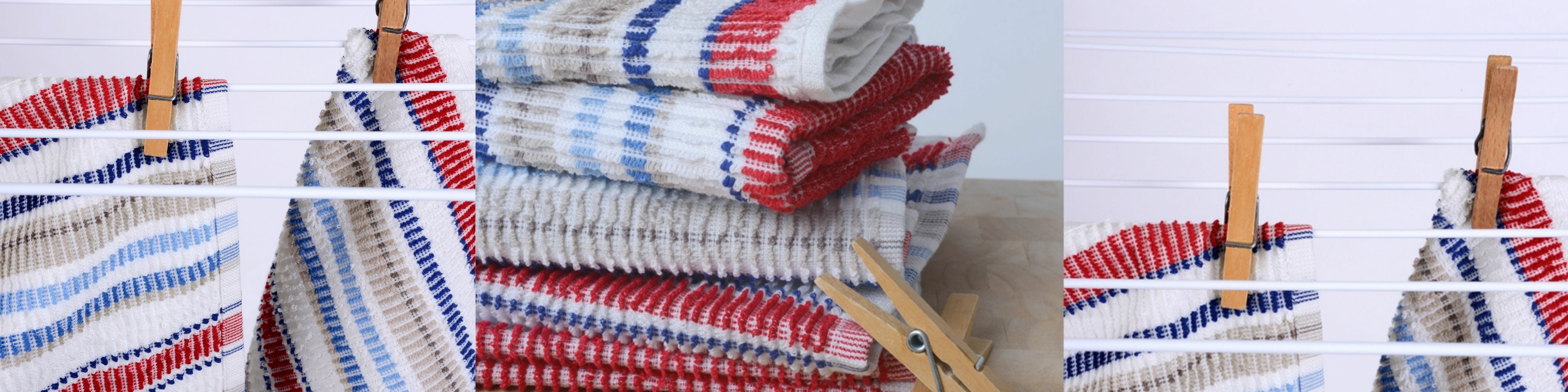 Vaatdoek, katoen - 33x35cm - multicolor