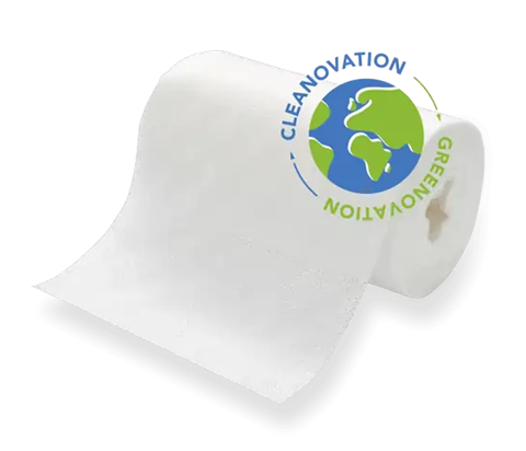 Chiffon adhésif sur rouleau, en viscose - 60x22cm - blanc