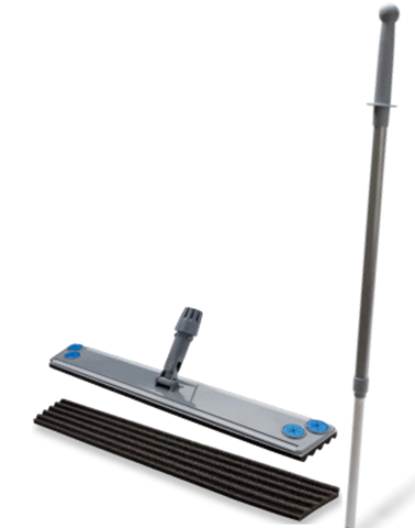 Balai trapèze avec mousse, 60cm + manche téléscopique