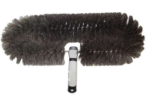 Tête de loup, poils de chèvre - 300x200mm