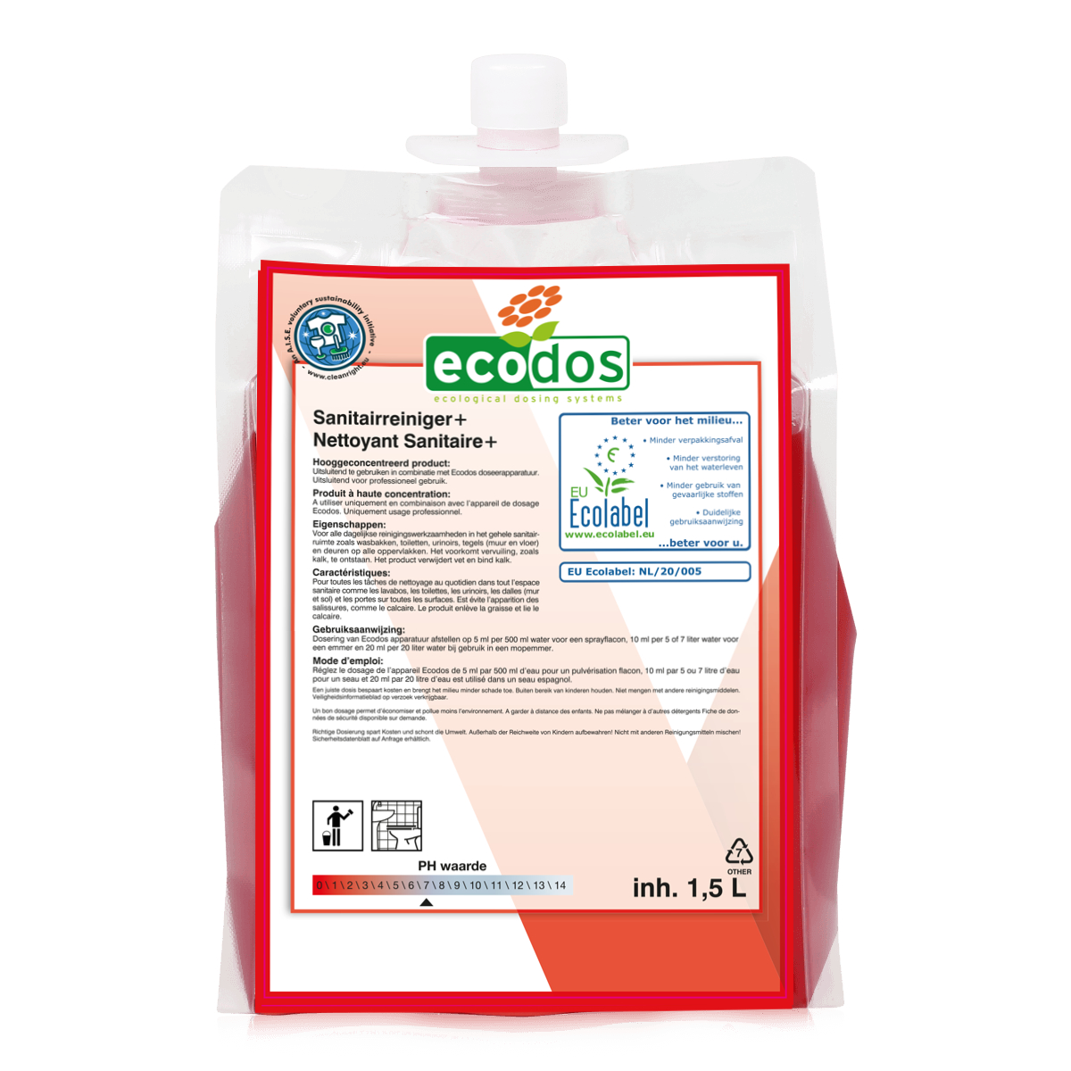 Ecodos Easy, nettoyant sanitaire