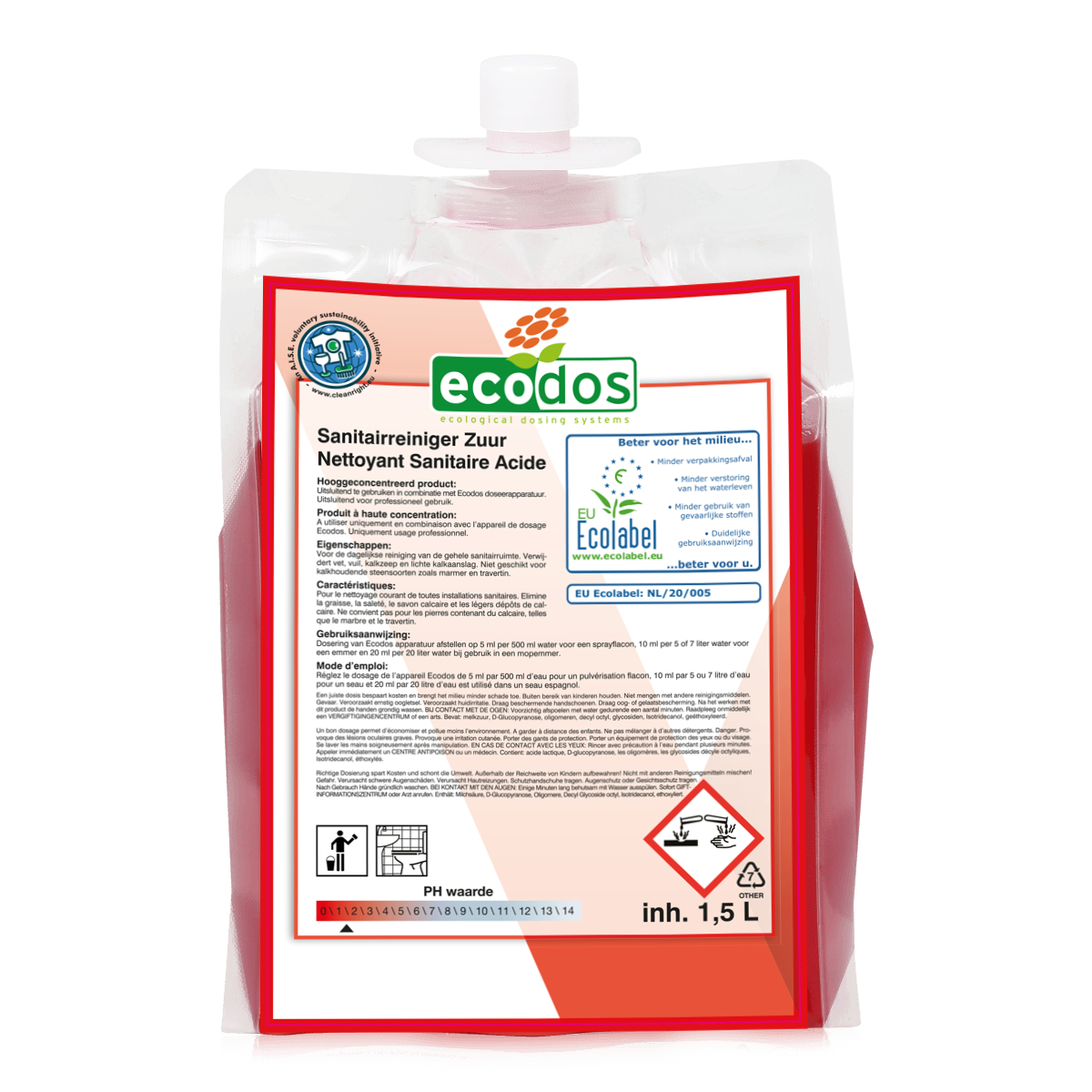 Ecodos Easy, nettoyant sanitaire acide