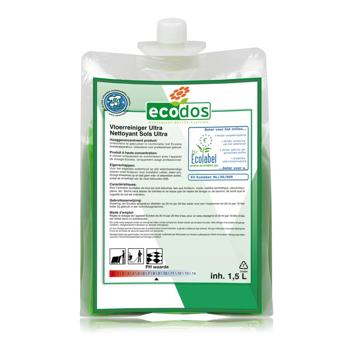 Ecodos Ecodos Easy, vloerreiniger ultra - Puro bv