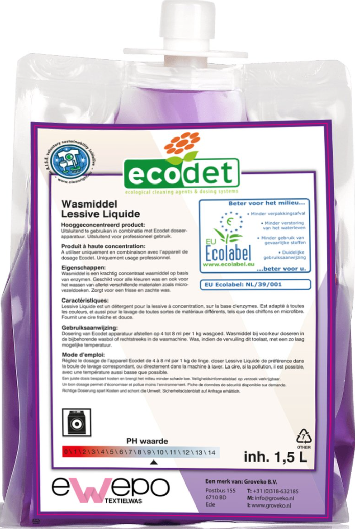 Ecodet Easy, textielwasmiddel