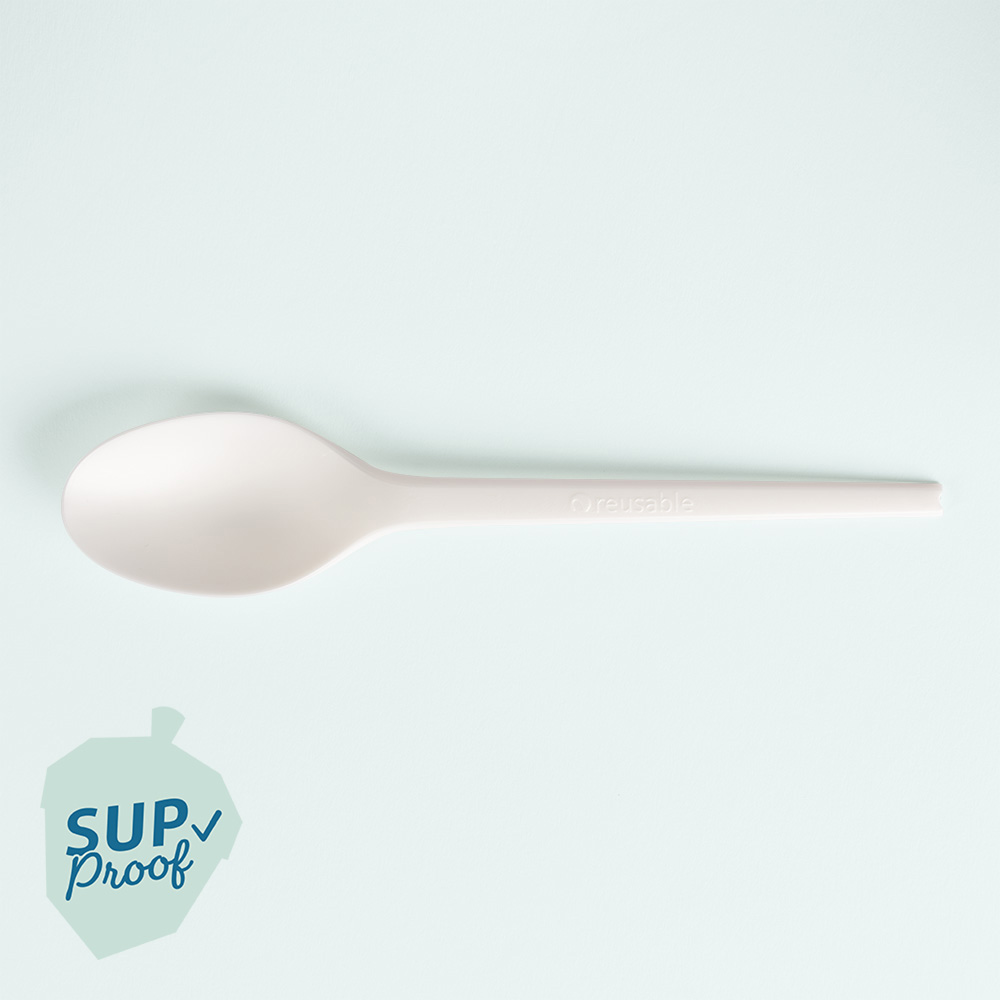 Lepel, 165mm - CPLA - wit