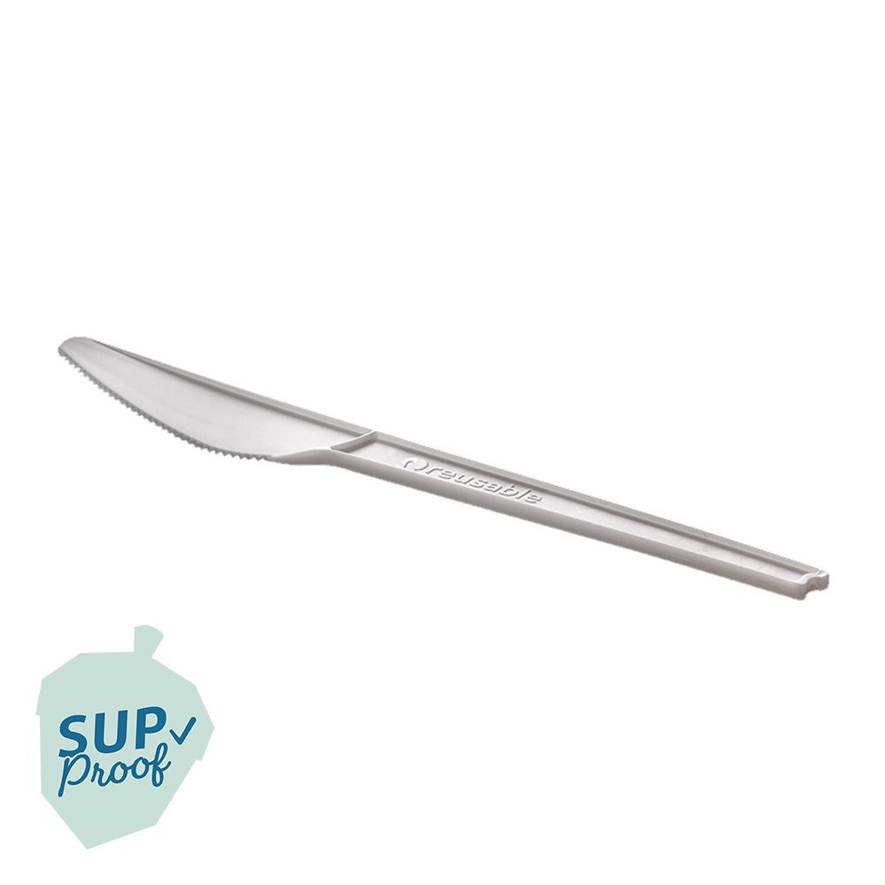 Mes, 165mm - CPLA - wit