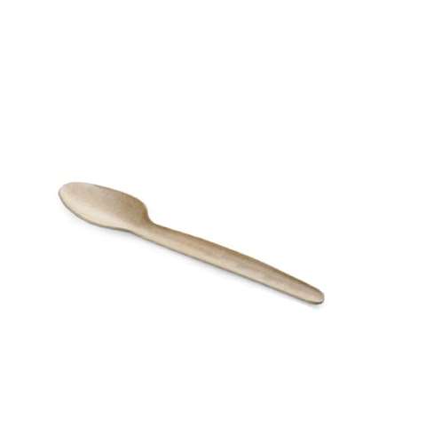 Cuillère à café, 120mm - papier - naturel