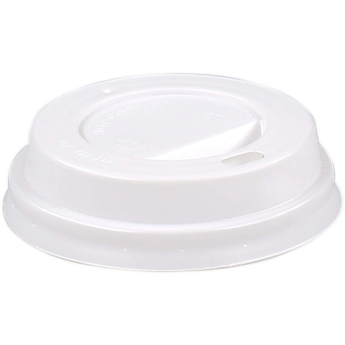 Couvercle, Ø90mm - PS - blanc