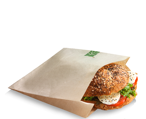 Broodzak PaperWise, 120+60x330mm - natural