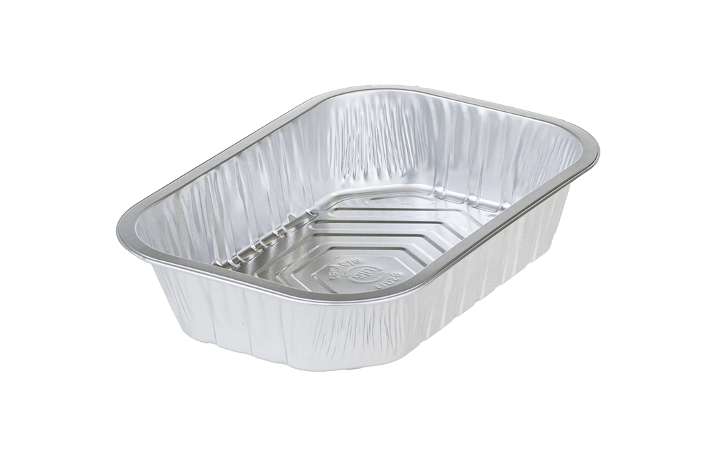 Bakje alu, 1000ml - 220x150x45mm - kraalrand