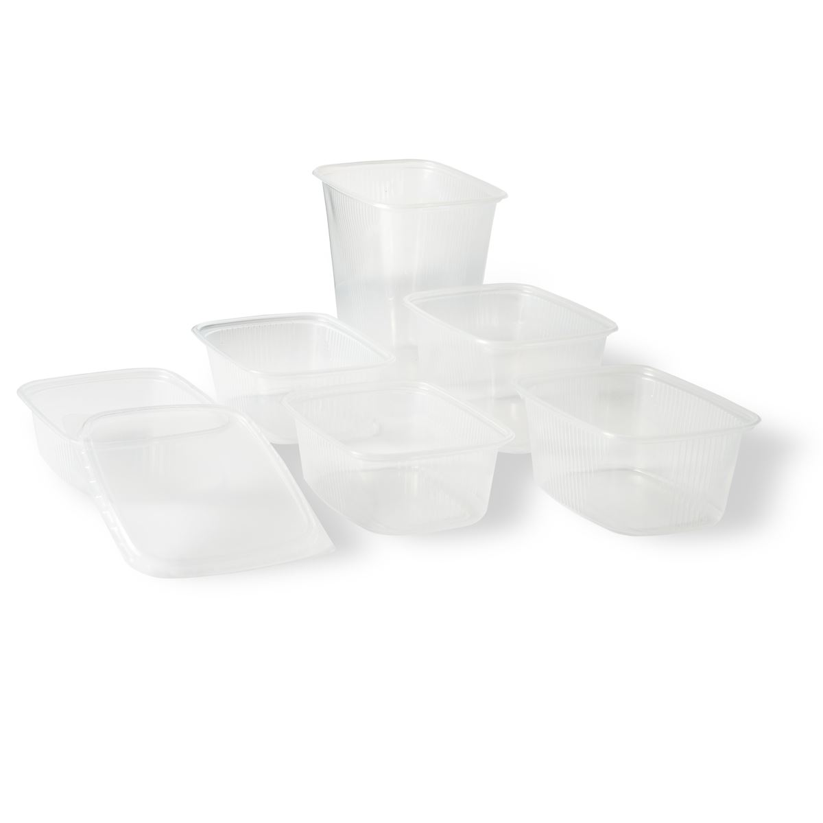 Bakje rechthoekig 108R, 200ml - PP - transp.