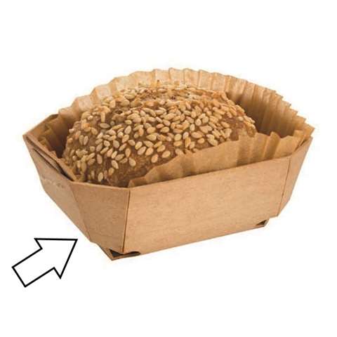 Moule à pâtisserie en bois, 85x60x30mm - naturel