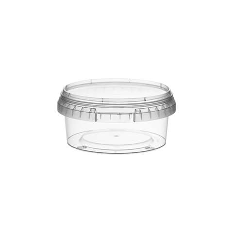 Pot + fermeture de sécurité, 300ml - Ø118mm - PP