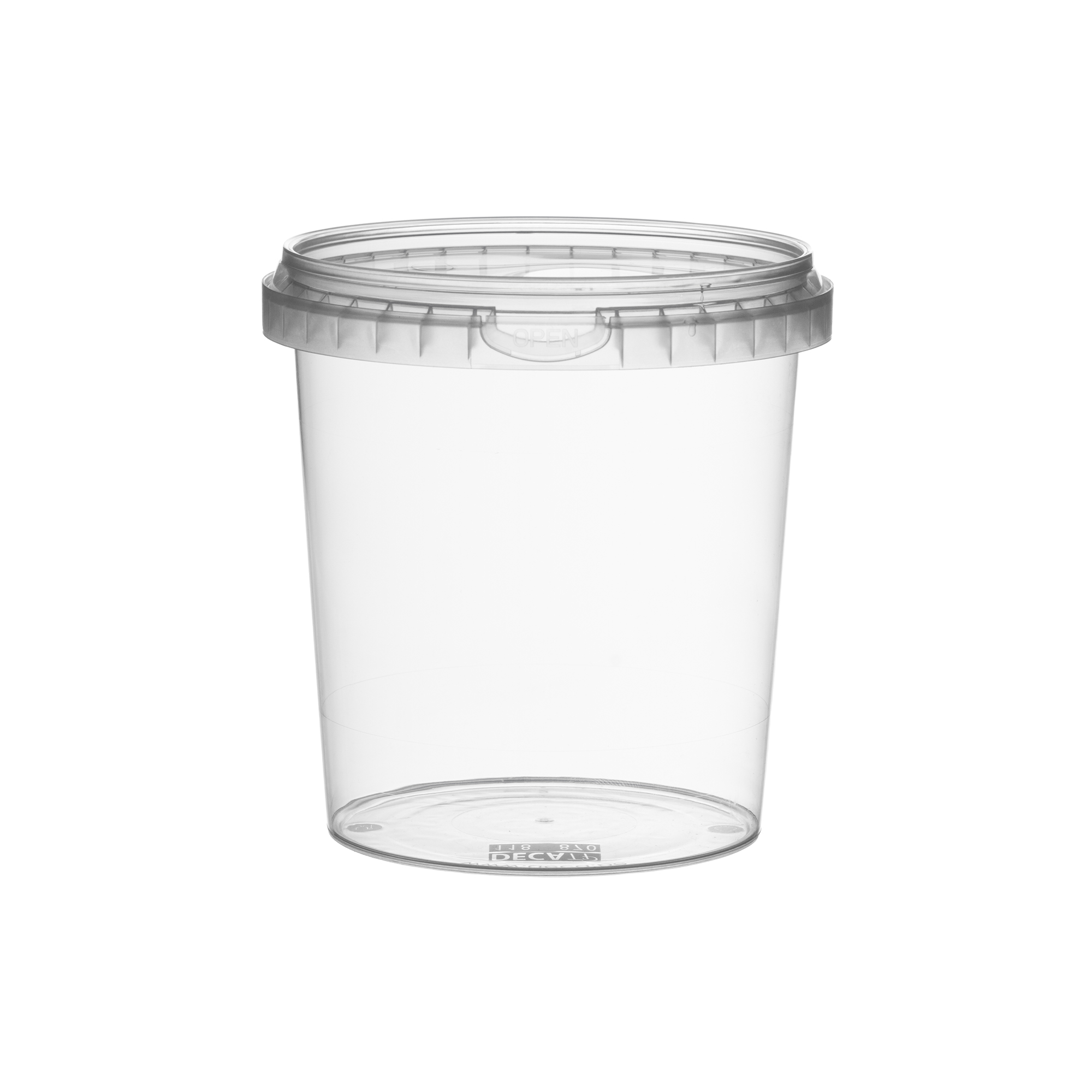 Pot met zegelsluiting &amp; deksel, 870ml - Ø118mm - PP