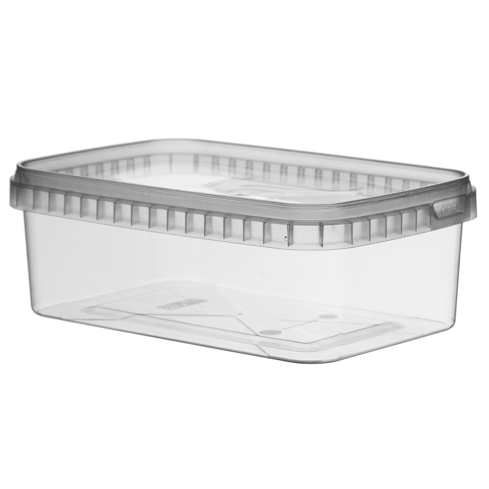 Pot met zegelsluiting &amp; deksel, 1000ml - 192x126x67mm - PP