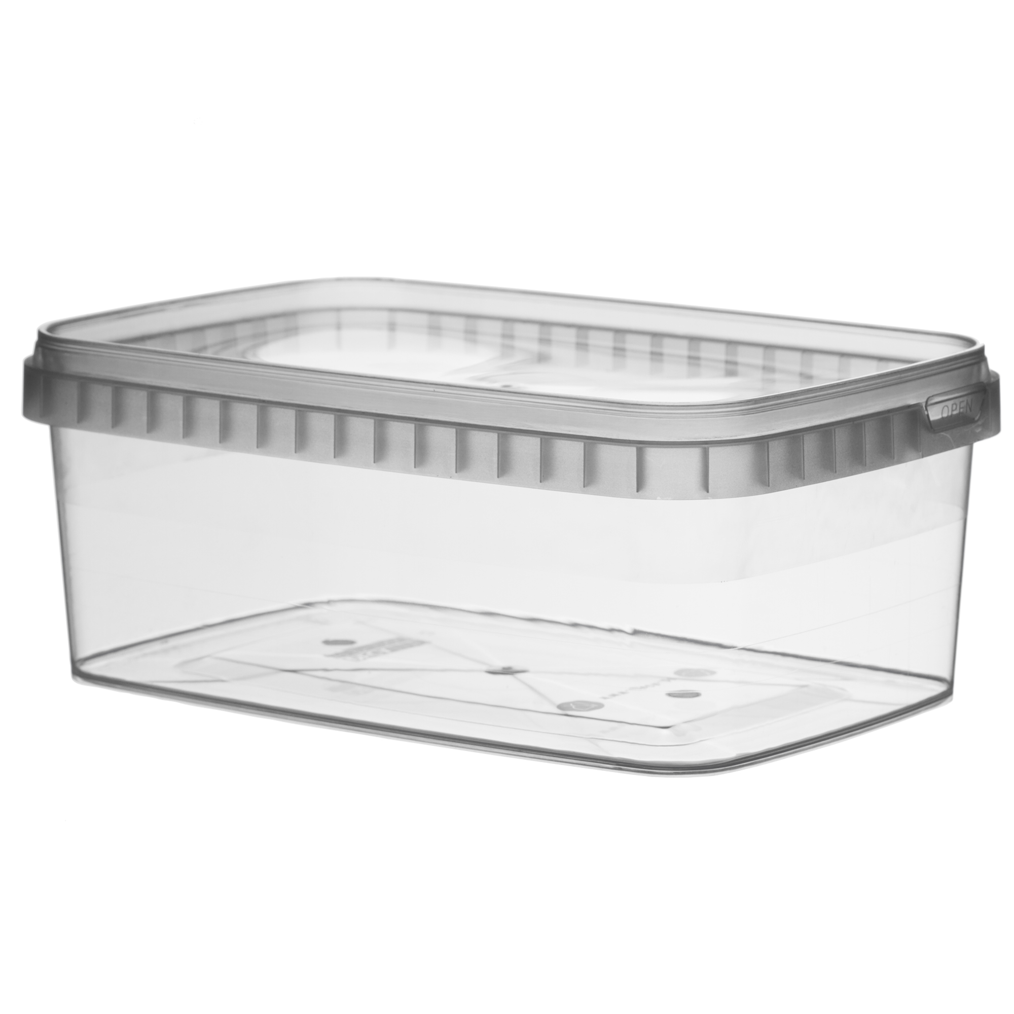 Pot met zegelsluiting &amp; deksel, 1200ml - 193x129x75mm - PP