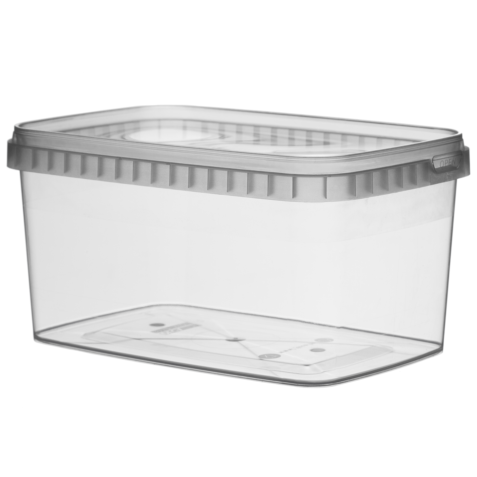 Pot met zegelsluiting &amp; deksel, 1600ml - 193x129x97mm - PP