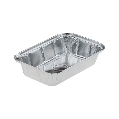 Barquette alu, 825ml - 211x147x39mm - bord surélevé