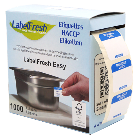 LabelFresh Easy, 30x25mm - lundi
