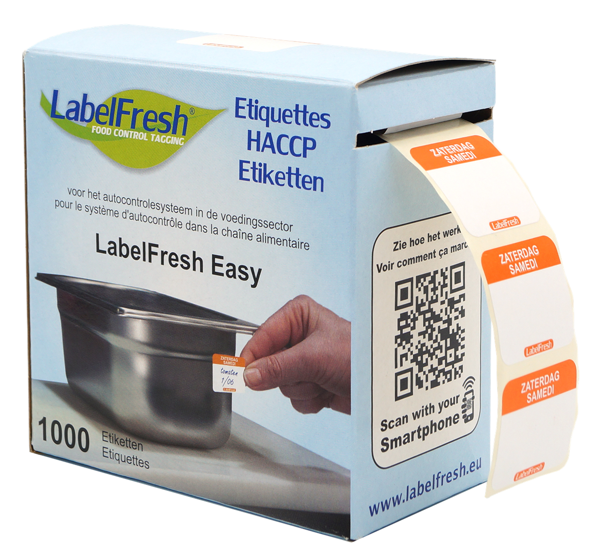 LabelFresh Easy, 30x25mm - samedi