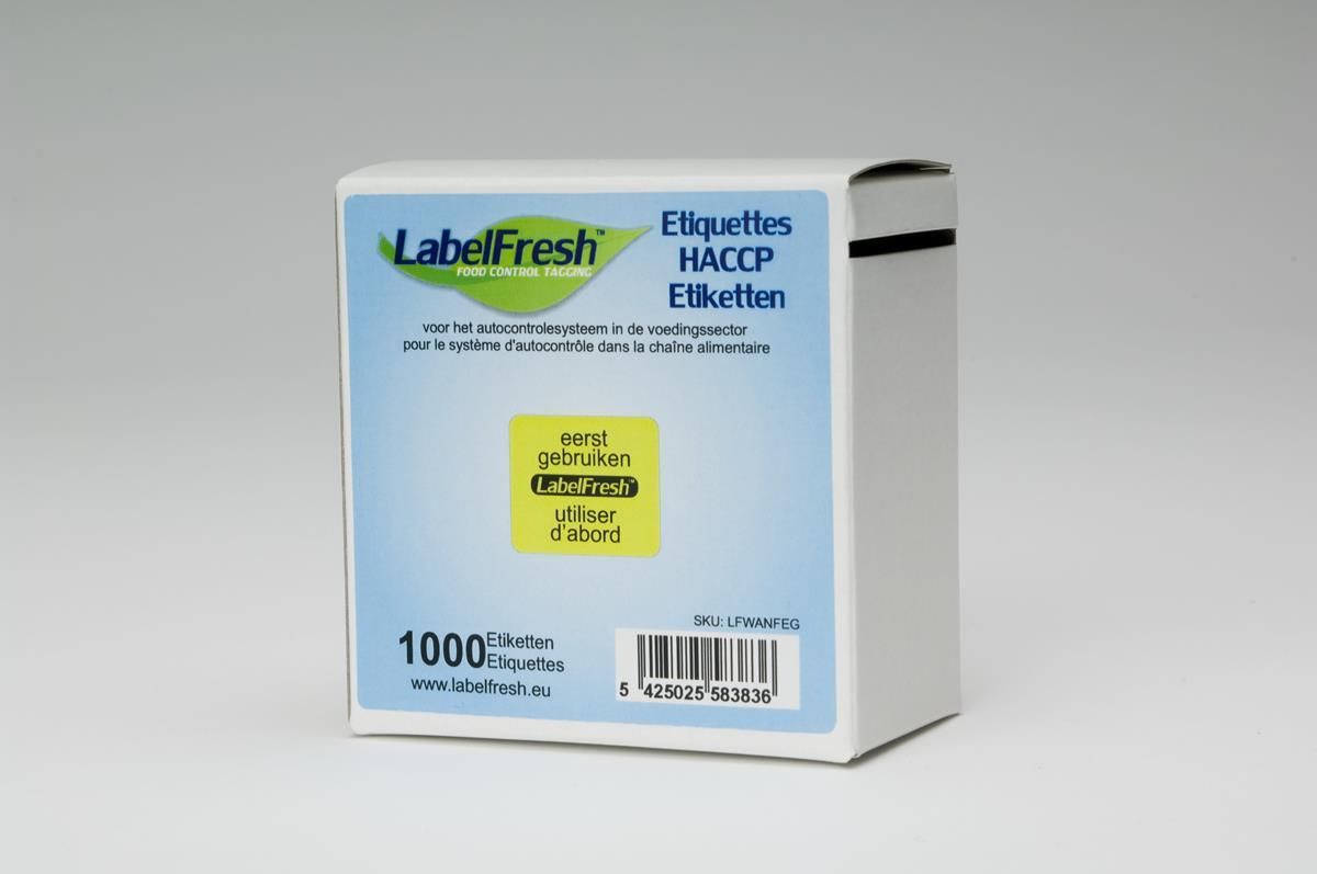 LabelFresh koeling/eerst gebruiken, 30x25mm - HACCP